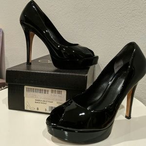 Cole Haan Mariela Nike Air Open Toe Platform Pumps